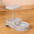 Pet automatic feeder cat drinking water bowl cat bowl dog bowl 3.8L large capacity combination grain storage barrel pet supplies - Zecs shopping