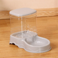 Pet automatic feeder cat drinking water bowl cat bowl dog bowl 3.8L large capacity combination grain storage barrel pet supplies - Zecs shopping
