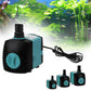 Fish Tank Fountain Energy-saving Aquarium Pump Ultra-Quiet Filter Fish Pond EU/US Plug 3/10/25W Submersible Water Pump - Zecs shopping