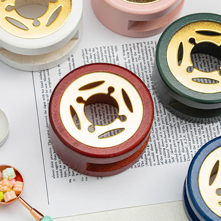 1set Wax Seal Warmer,Wax Seal Kit with Wax Seal Spoon for Melting Wax Seal Beads Or Sealing Wax Sticks - Zecs shopping