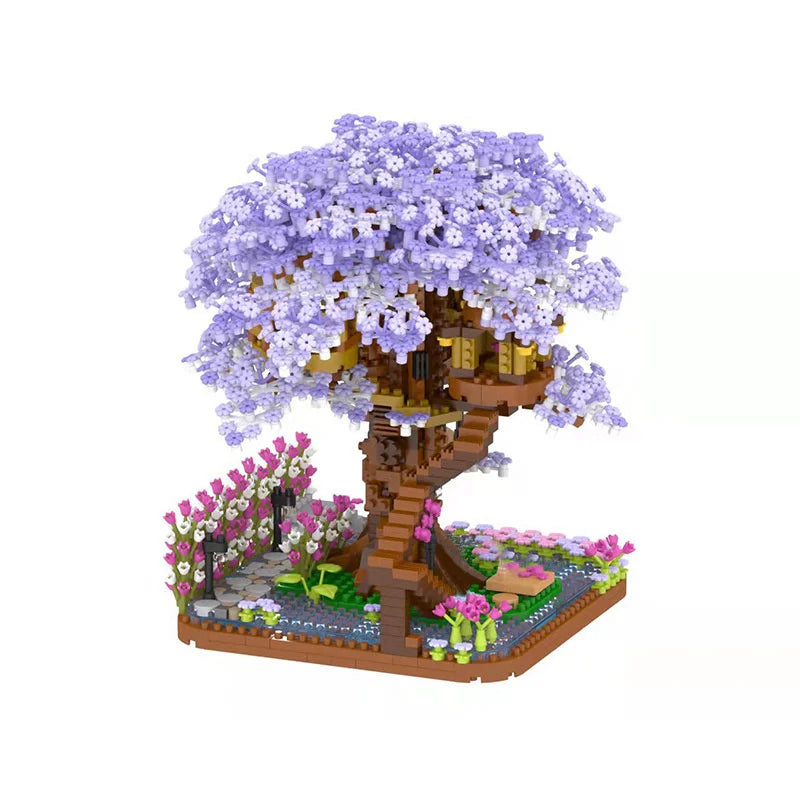 Mini Sakura Tree Building Blocks Set Diy Cherry Premium & Affordable