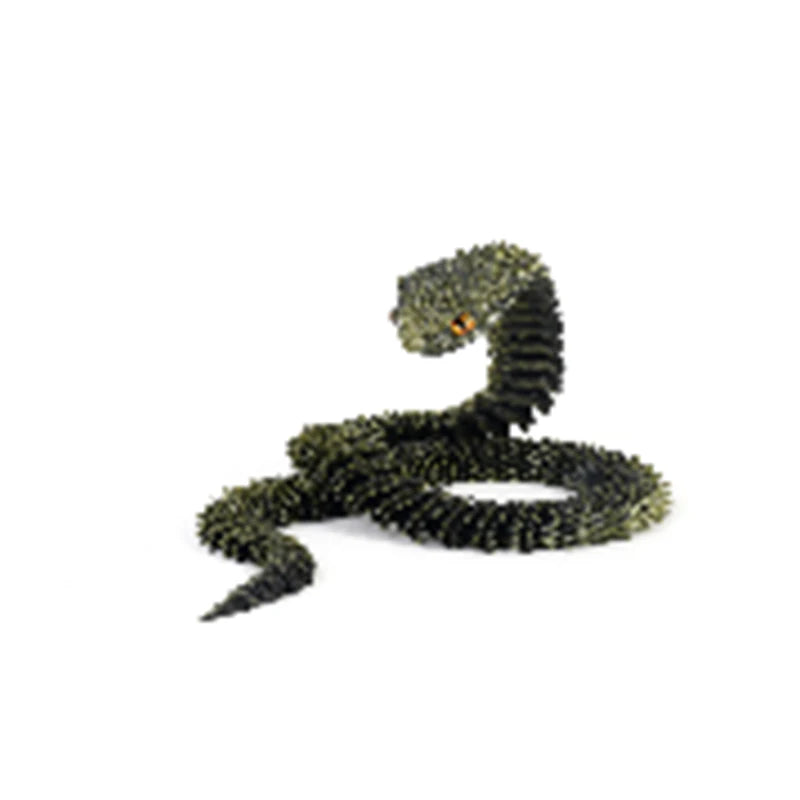 3D Printed Snake Decoration Colorful Model 3D Printed Animals Creative Toy Desk Accessories Room Decor Table Ornament 3 Sizes - Zecs shopping