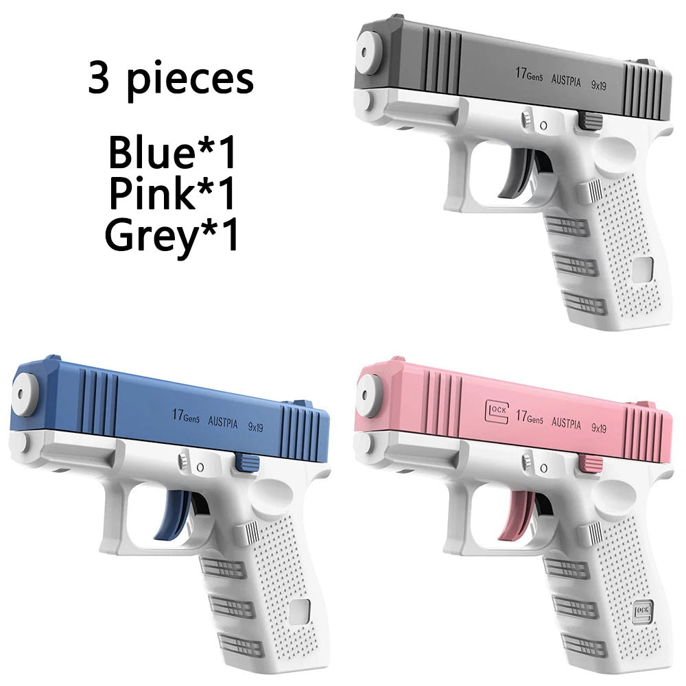Summer Mini Water Gun Non Electric Pistol High-pressure Full Automatic Shooting Water Beach Toy Gun For Children Boy Girl Adults - Zecs shopping