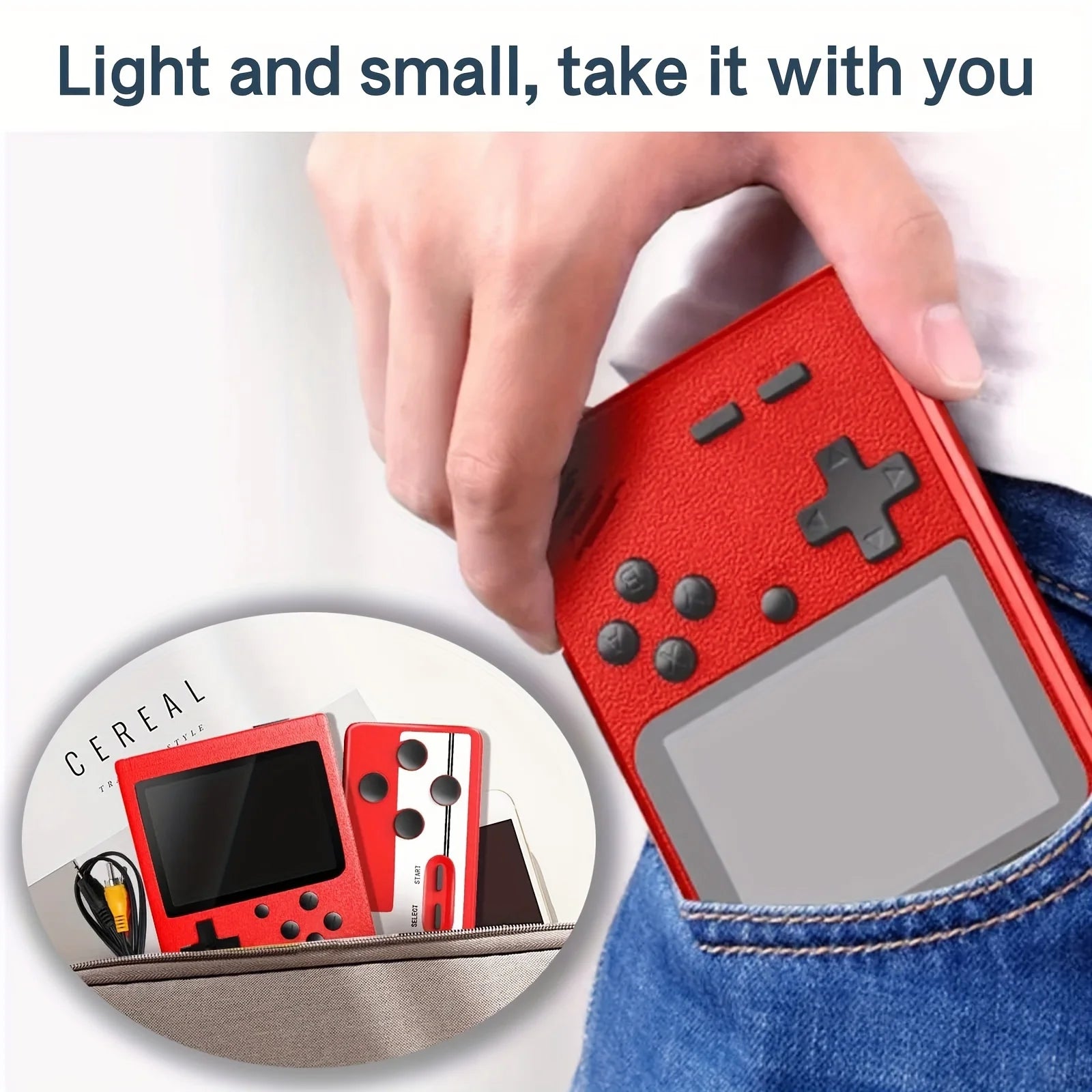 Inch LCD Screen Retro Video Game Console Built-in In Handheld Portable Pocket Mini Game Console Christmas Gift Christmas