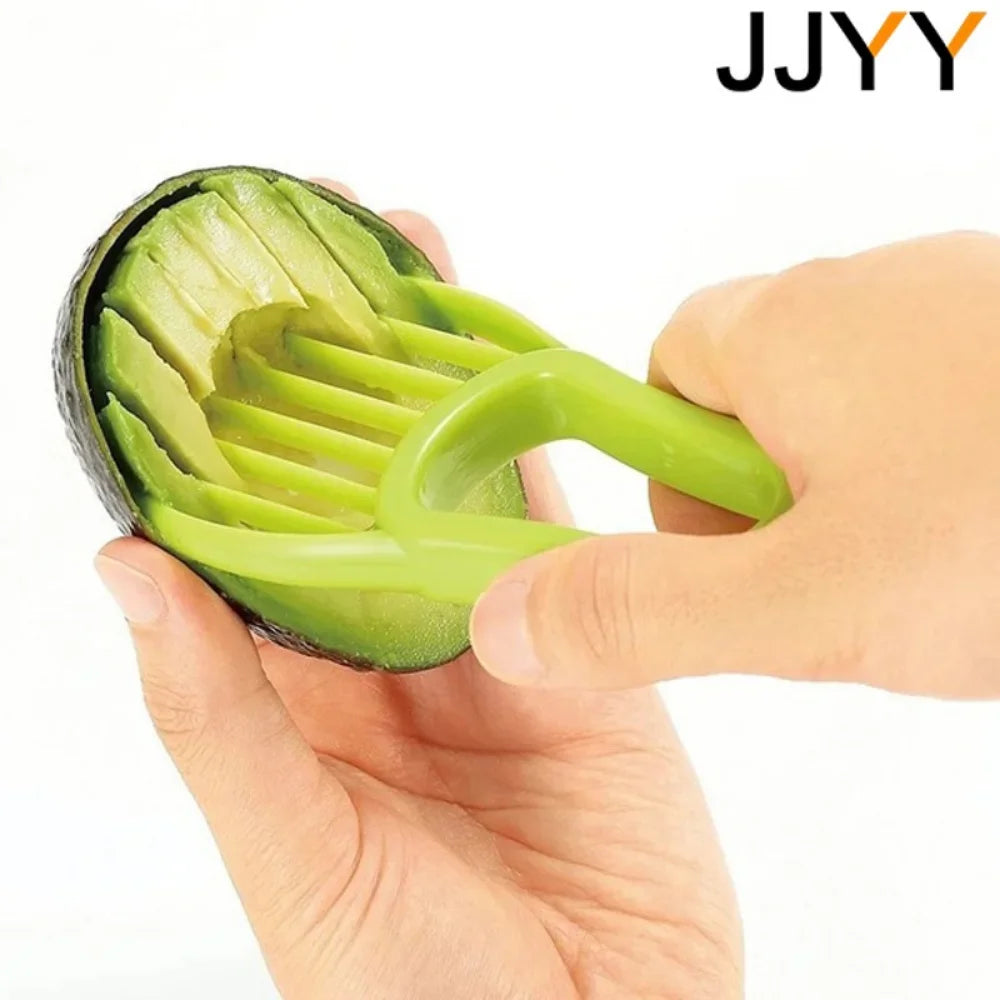 Avocado Slicer In Shea Corer Butter Fruit Peeler Cutter Pulp Separator Plastic Knife Kitchen Vegetable Tools
