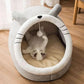 Washable pet lounger cushions, cat mat beds, warm and soft baskets, cozy warm cat kennels, house tents, small pet dogs, winter - Zecs shopping