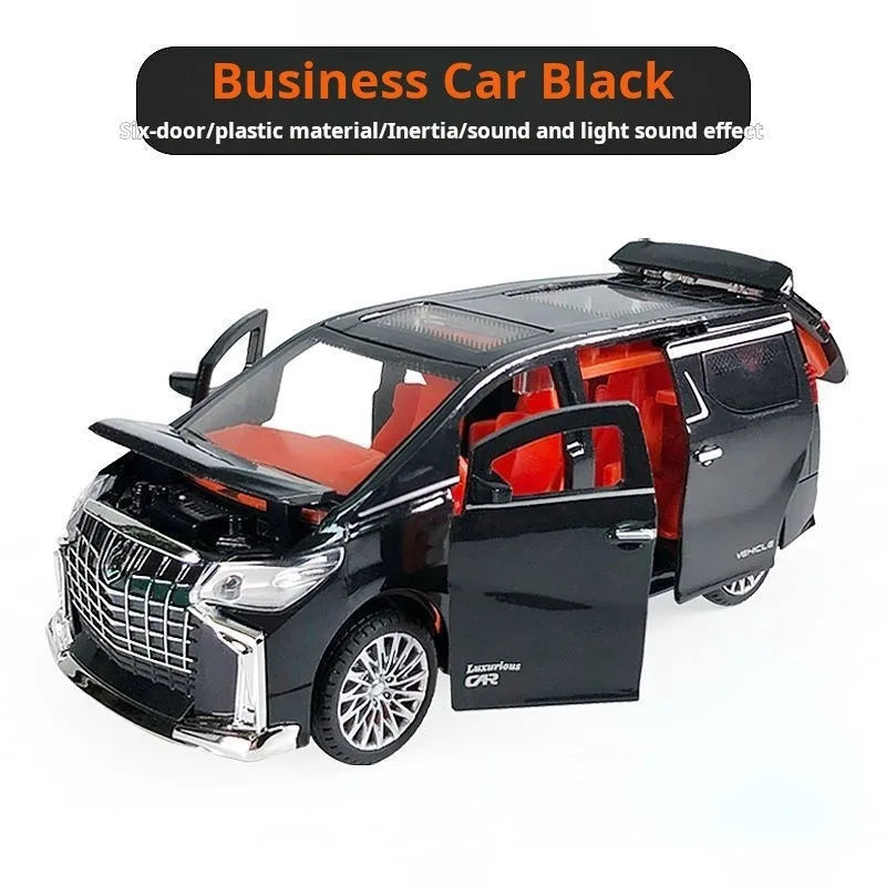 Alpha Inertia Pull Back Car Toys With Lighting And Sound Simulation Business Car