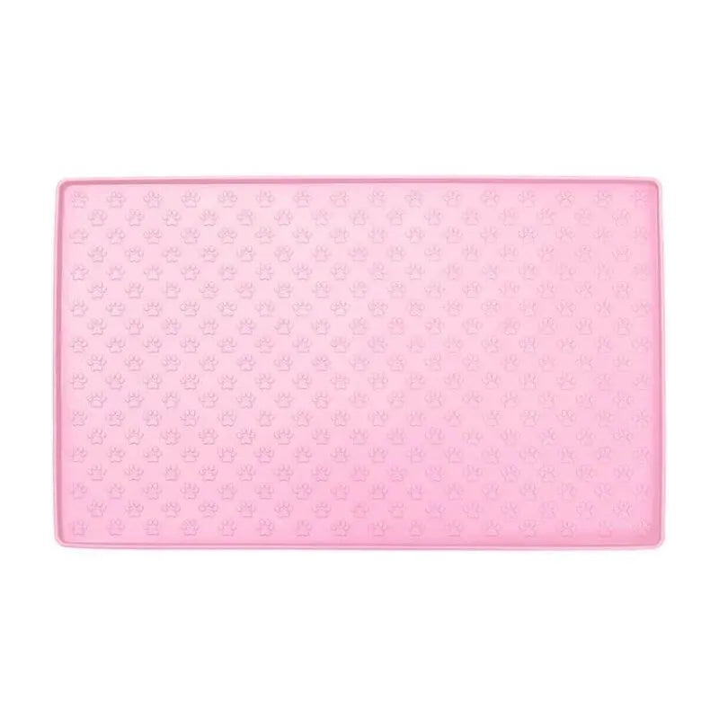 Pet Placemat Nonspill Easy to Clean Foldable Cat and Dog Feeding Mat Silicone Non-slip Waterproof Pet Mat - Zecs shopping