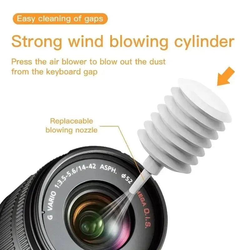 -in- Cleaner Kit Computer Keyboard Brush Earphones Cleaning Pen Screen Cleaning Spray Bottle Cleaning Tools Keycap Puller Set