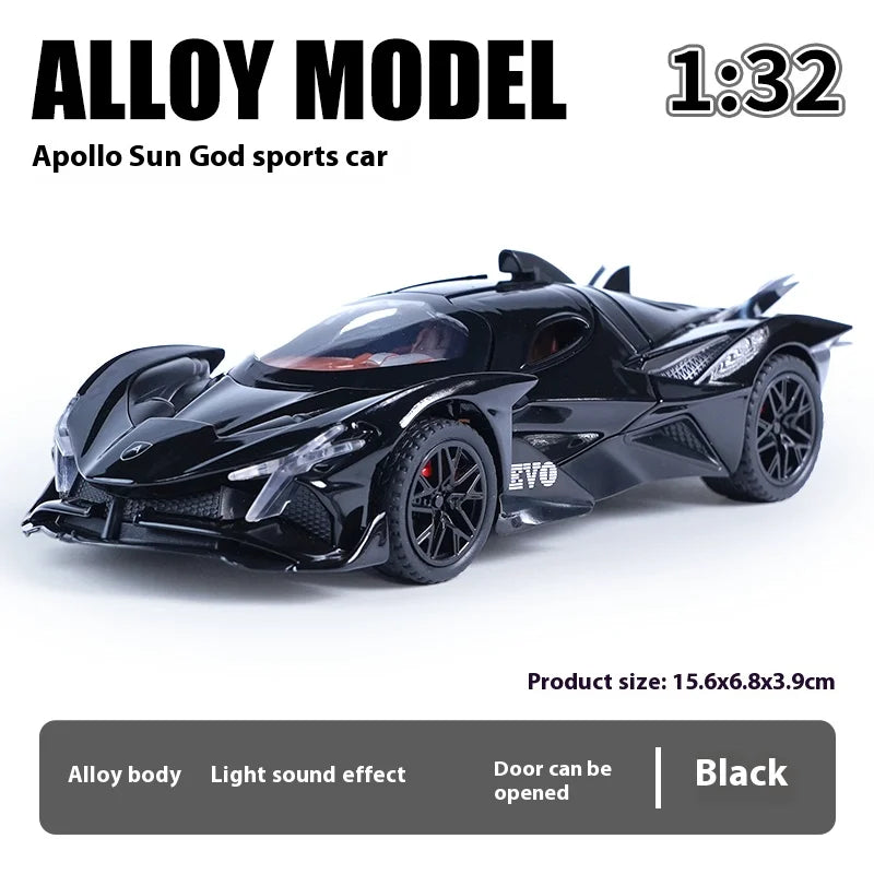 Apollo EVO Alloy Car Futuristic Toy with Lights & Sound