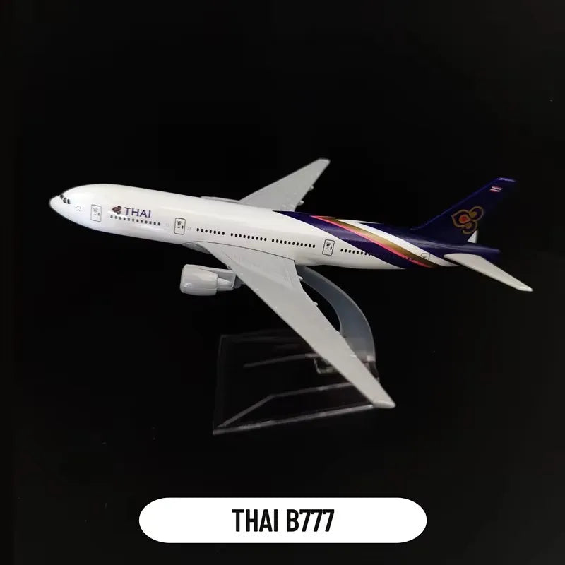 Emirates Airlines A & B Diecast Planes Collectible Aircraft Model Toys for Kids