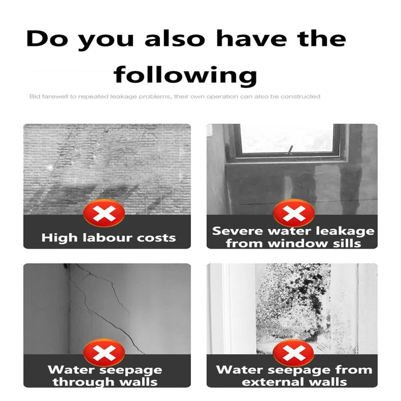 ggg Invisible Waterproof Agent Transparent Sealing Coating Leak-Free Sealant Home Toilet Repair Tool