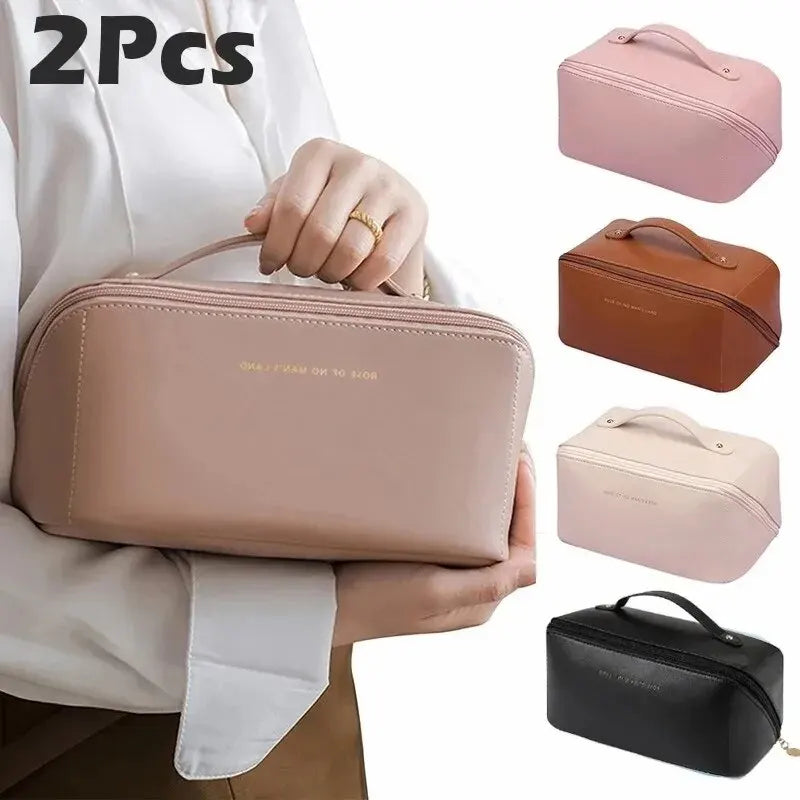 Pcs Cosmetics Storage Kit Large Capacity Travel Toiletry Bag Makeup Bag Ins Advanced Sense Portable Cosmetic Storage Bag