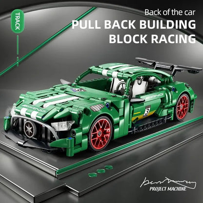 City Speed Racing Car Building Blocks – Luxury Super Racer Brick Toy Set for Kids