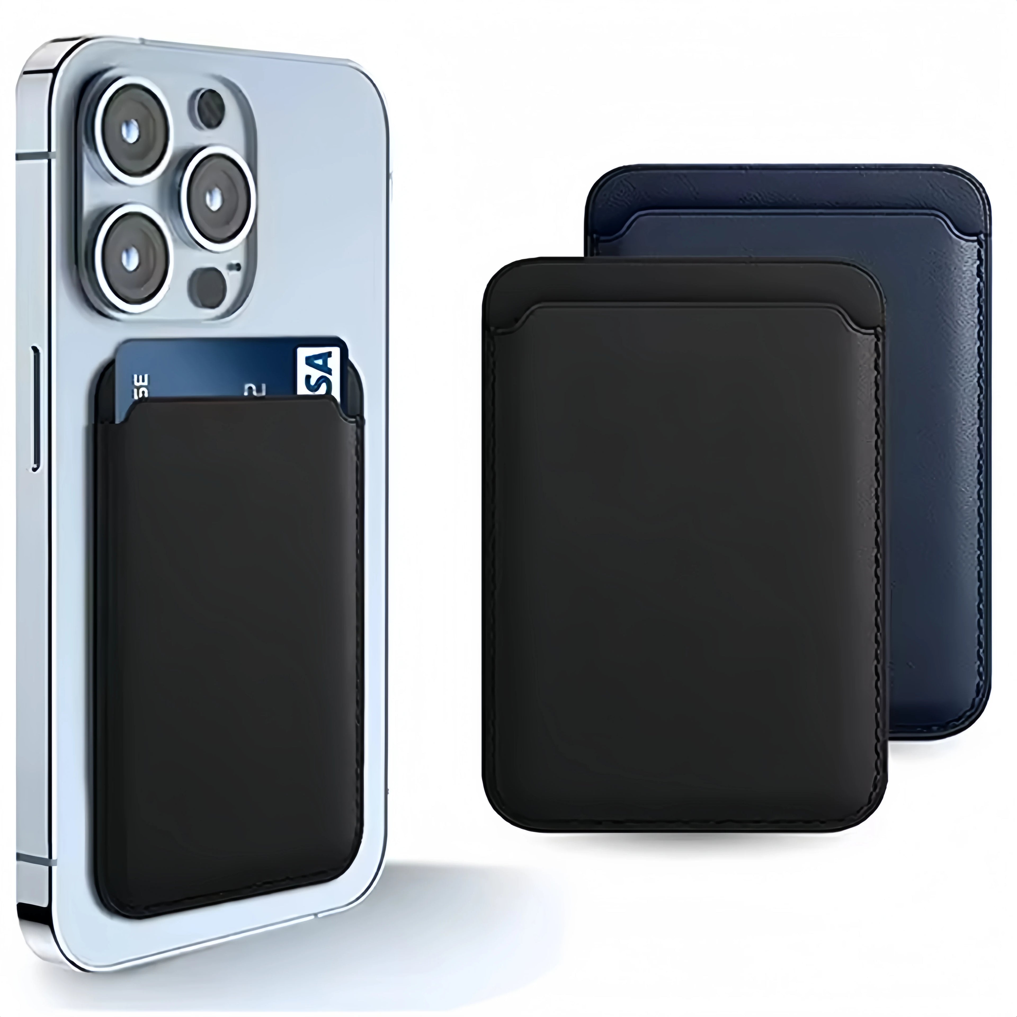 Leather Wallet Case Holder For iPhone Pro Max Magsafe Magnetic Wallet Leather Compatible For iPhone Accessories