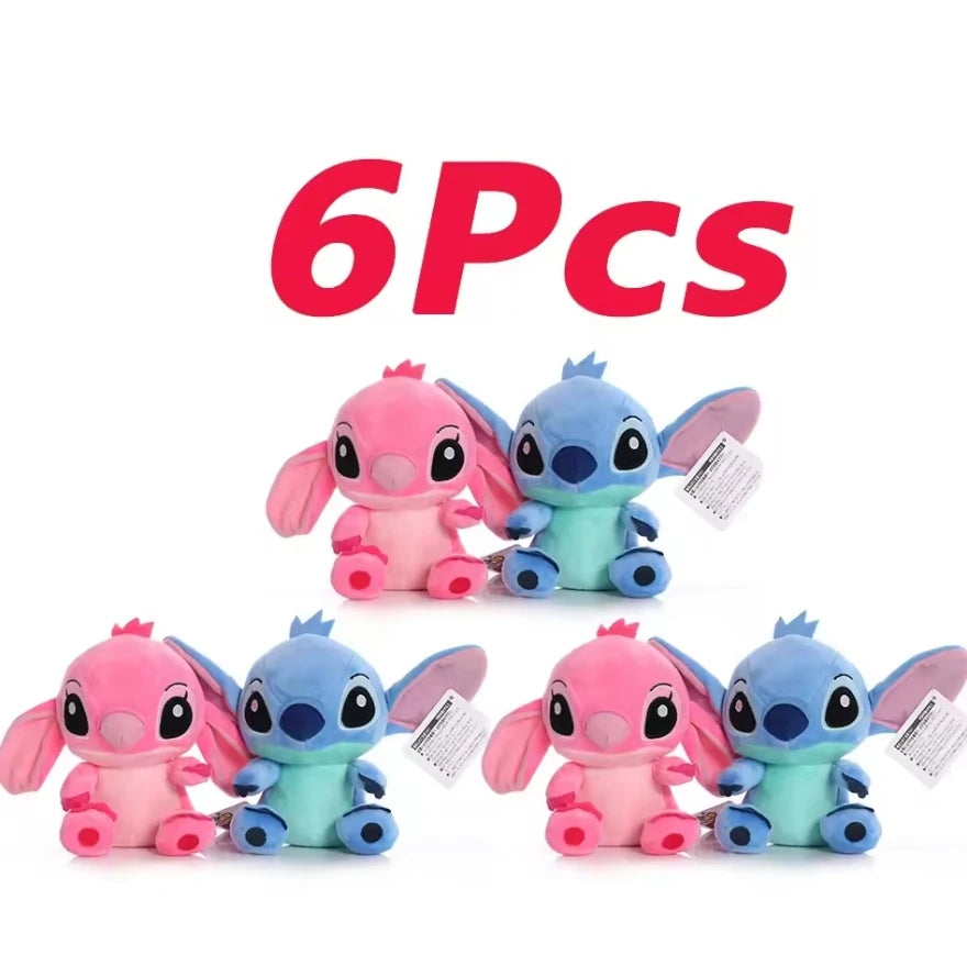 12cm 20cm 25cm Stitch Stuffed Plush Models Cartoon Stuffed Plush Dolls Anime Plush Baby Toys Kawaii Kids Birthday Gift - Zecs shopping