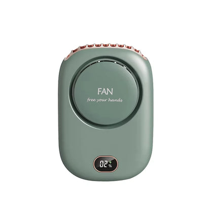 Portable Waist Clip Fan – USB Rechargeable Hands-Free Neck & Waist Cooling Fan