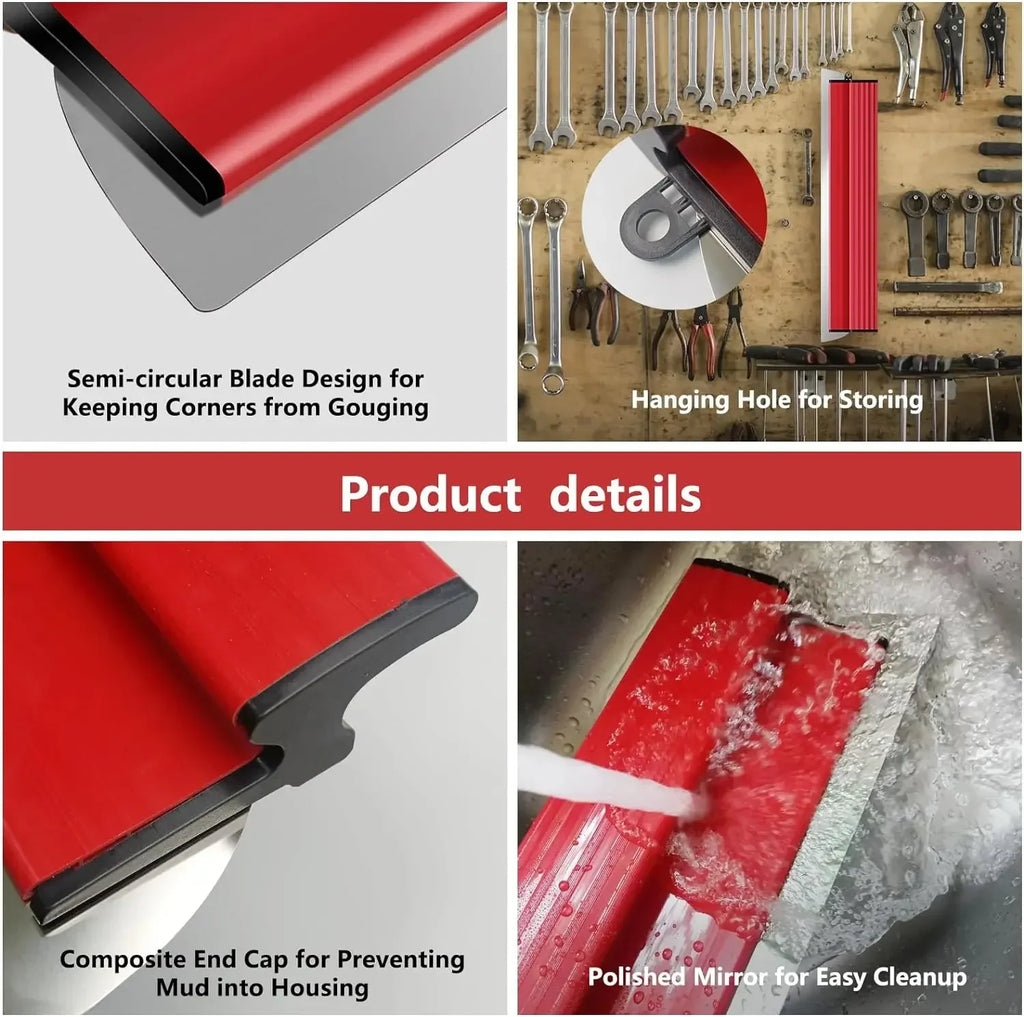 -PCS cmcm Stainless Steel Scraper for Wall Plastering Leveling Tool Putty Knife Wall Finishing Trowel Home Accessories