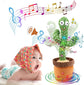 Dancing Talking Cactus Toy – Singing & Voice Repeating Plush for Kids