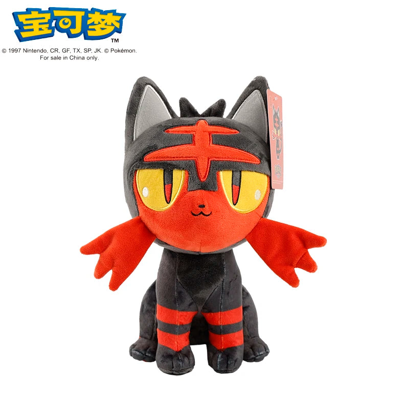 POKEMON Original Plush Toy Gengar Pikachu Charizard Genuine Plush Doll Soft Kawaii Cute Cartoon Piplup Toys for Kids Gift
