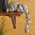 3pcs/set Cute Elephant Figurines Elephant Holding Baby Elephant Resin Crafts Home Furnishing Gift - Zecs shopping