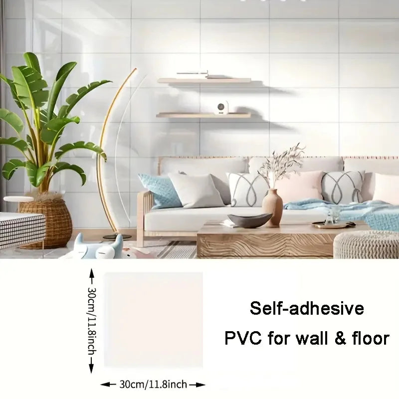 pcs PVC Imitation Marble Floor Stickers Self-adhesive Wall Stickers Waterproof Bathroom Living room Moden Decoration Decals