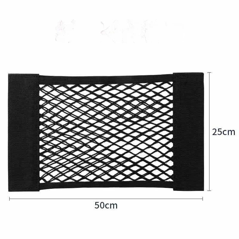 Luggage Storages Car Trunk Storage Bag Double Stretch Velcro Car Storage Net Bag Mesh Storages Net Bag Car Net - Zecs shopping