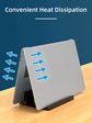 Adjustable Vertical Laptop Stand – Space-Saving Desktop Holder for MacBook, Tablets & Phones