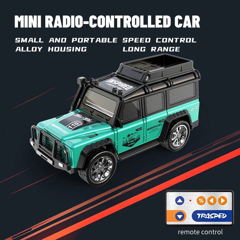 green Rc Car Mini Alloy Remote Premium & Affordable