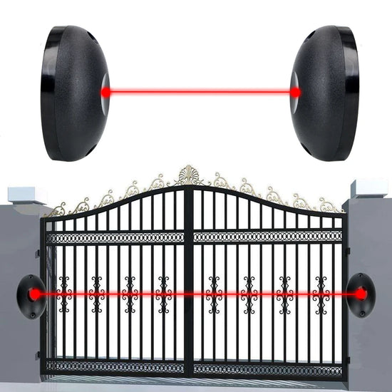 Infrared Beam Sensor Alarm – Outdoor Security Barrier Detector for Gates, Doors & Windows