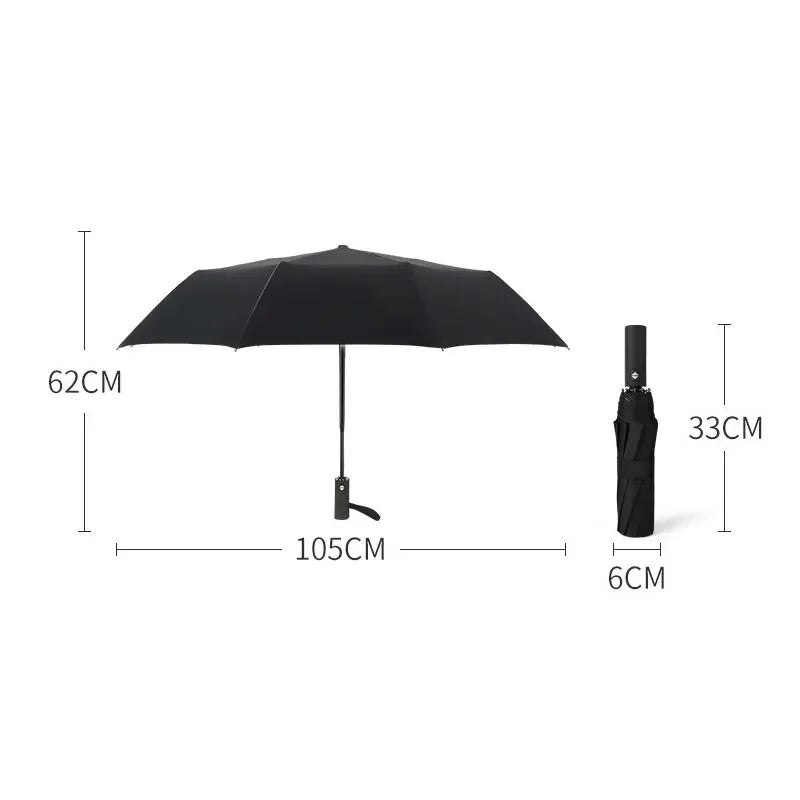 Bones Windproof Double Layer Resistant Umbrella Fully Automatic Rain Men Women Luxury Business Male Large Umbrellas Parasol