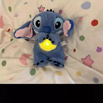 Stitch Plush Doll with Lights & Music – Kawaii Sleep Soothing Toy for Kids