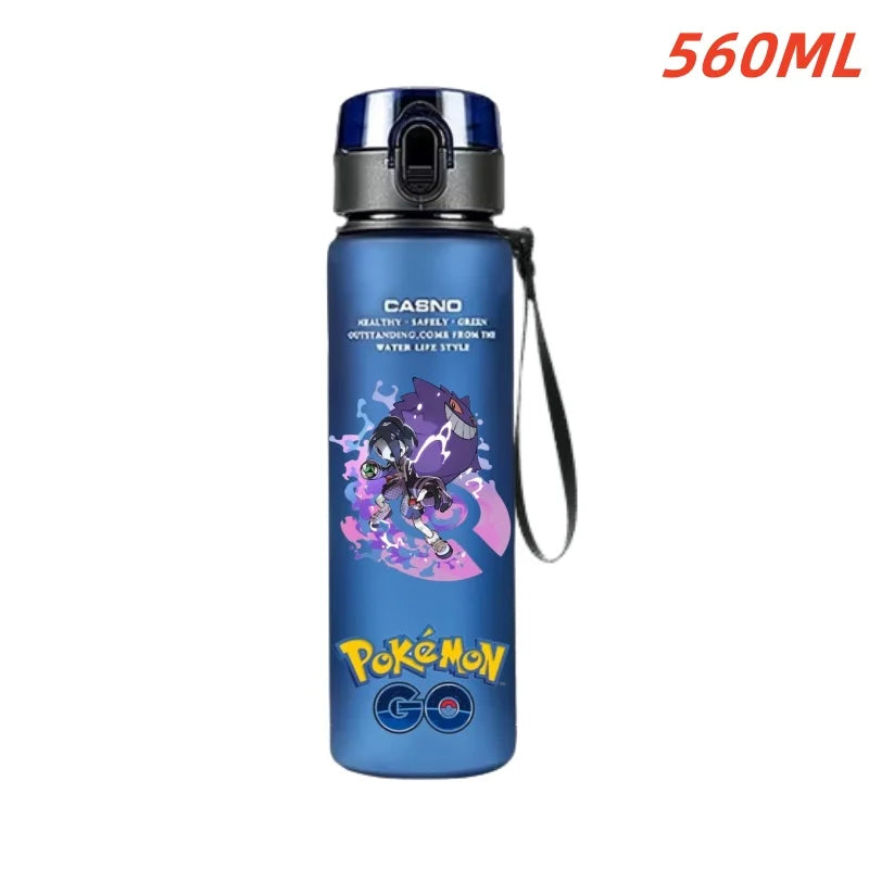Pokemon Water Bottle ML Cute Pikachu & Gengar Kids Sports Cup Large Capacity Portable Drink Bottle
