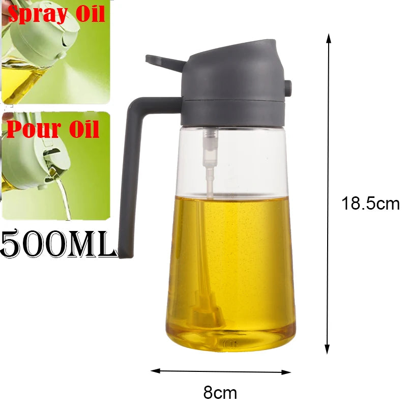 in ml Plastic Spray Oil Sprayer Bottle Spray Oil Dispenser Oil Jar Cruet BBQ Kitchen Baking Roasting Picnic Kitchen Tool