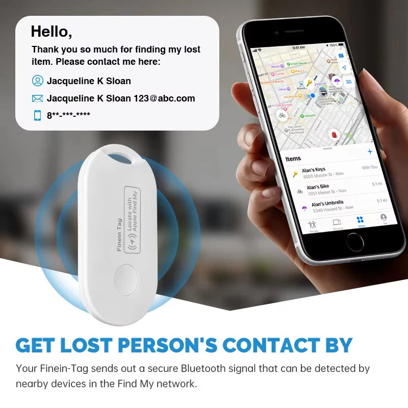 Children/Elder GPS Tag For Smart AirTag Mini Pet Tracker Bluetooth Smart Tag Car Lost Tracker For Apple IOS System Find My - Zecs shopping