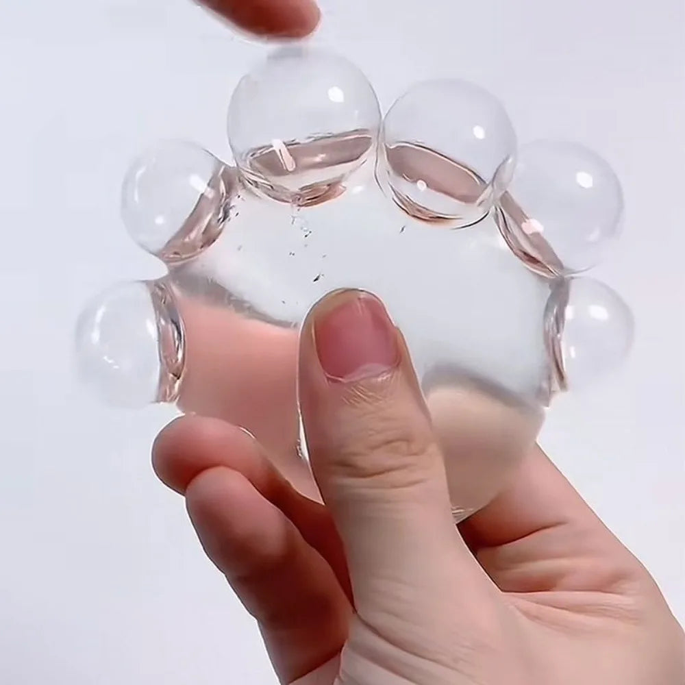 Squishy Bubble Pop Fidget Toy Stress Relief Ball & Octopus Popper for Kids & Adults Party Gift