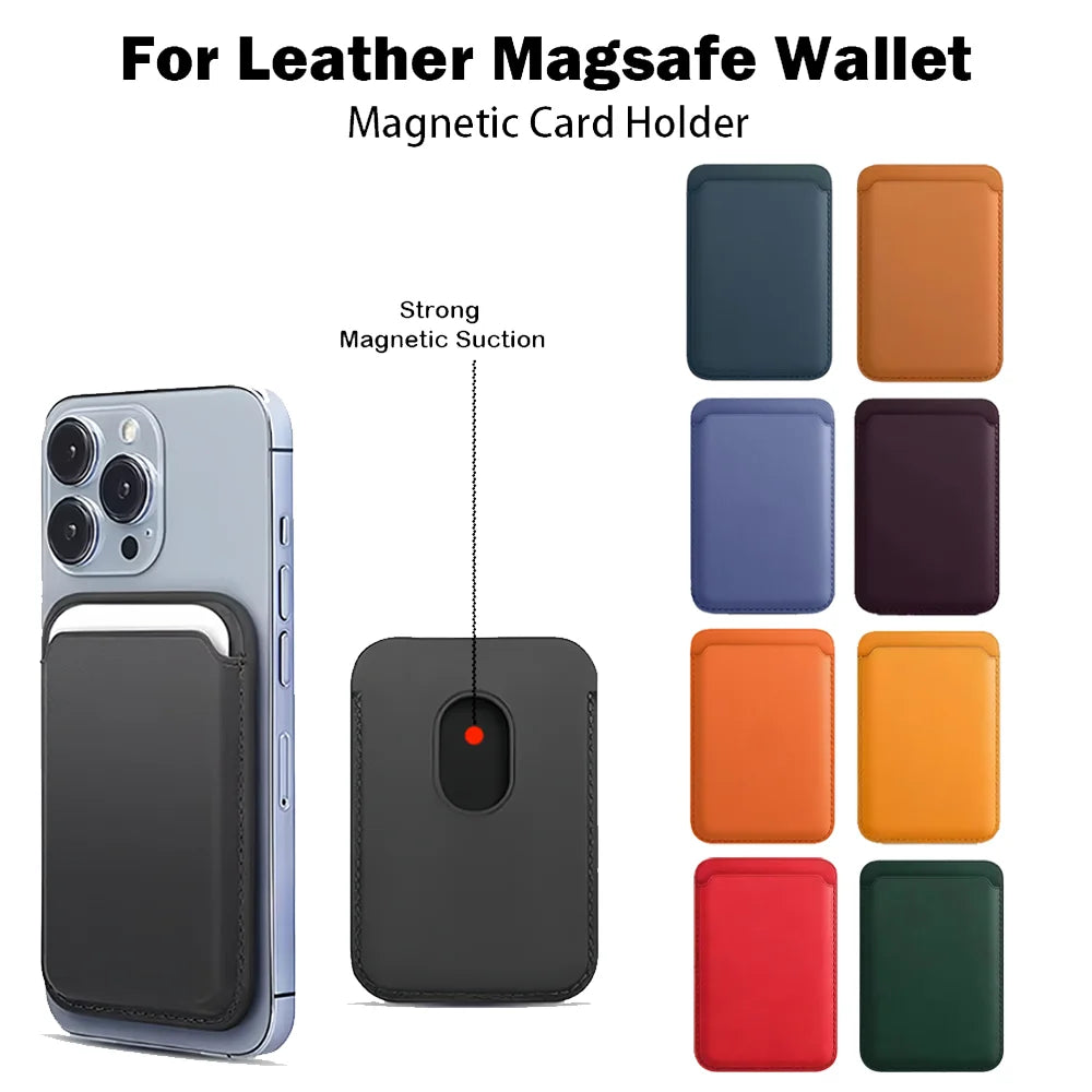 Leather Wallet Case Holder For iPhone Pro Max Magsafe Magnetic Wallet Leather Compatible For iPhone Accessories