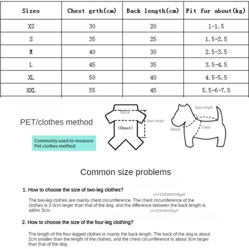 Winter Pet Clothes Dogs Hoodies Jumpsuit Warm Sweatshirt for Small Medium Large Dogs Jacket Clothing Pet Costume Dogs Clothes - Zecs shopping