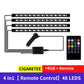 4-in-1 RGB LED Foot Lights – App & Remote Control Car & Motorcycle Interior Lighting