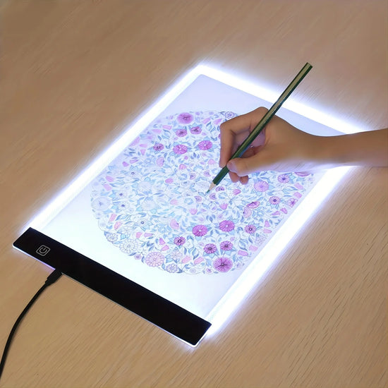 Dimmable LED Drawing Copy Pad – Educational Tracing Board for Kids & Creative Learning
