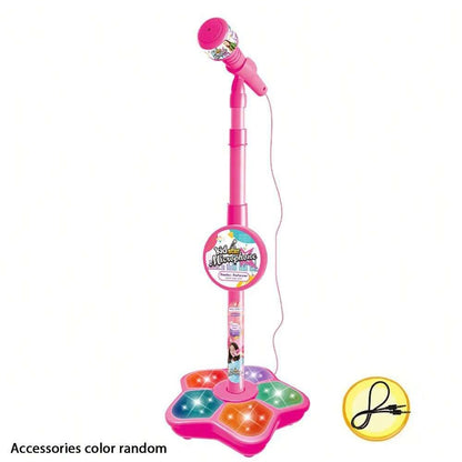 Kids Karaoke Microphone Stand – Portable Electronic Singing Machine Toy for Children