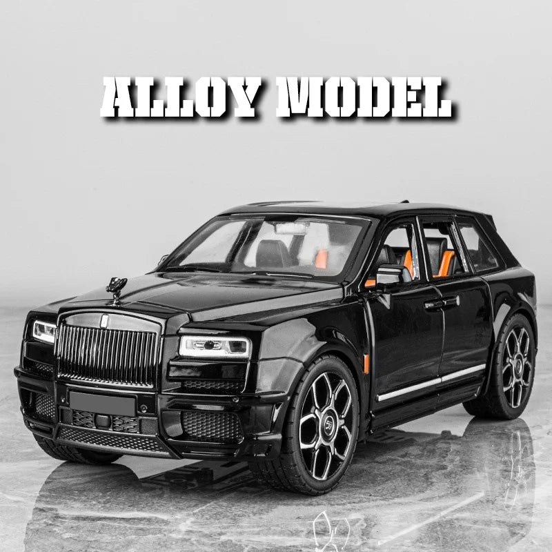 Luxury Business Car Model Mini Alloy Ride with Lights & Sound