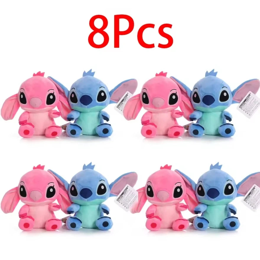 12cm 20cm 25cm Stitch Stuffed Plush Models Cartoon Stuffed Plush Dolls Anime Plush Baby Toys Kawaii Kids Birthday Gift - Zecs shopping