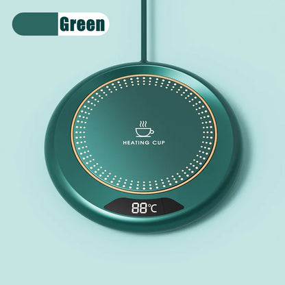 USB Thermostatic Heating Coaster – Adjustable Constant Temperature Mug Warmer