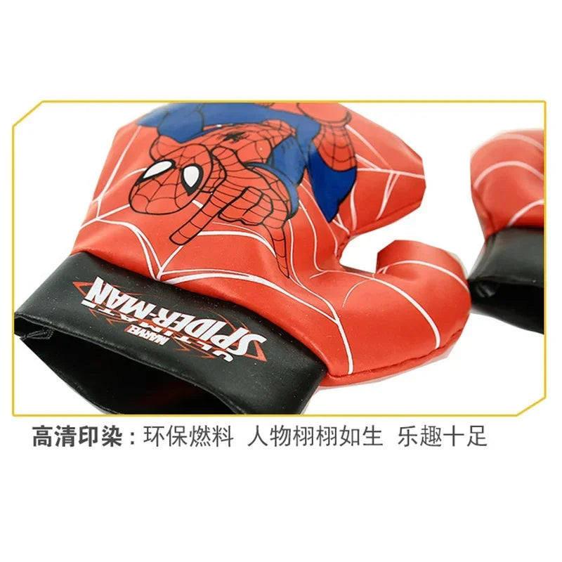 Spider Man ChildrenS Mini Boxing Set GloveBag Anime Cartoon Cute Sports Toy Physical Training Boy Girl Birthday X-Mas Gift Kid