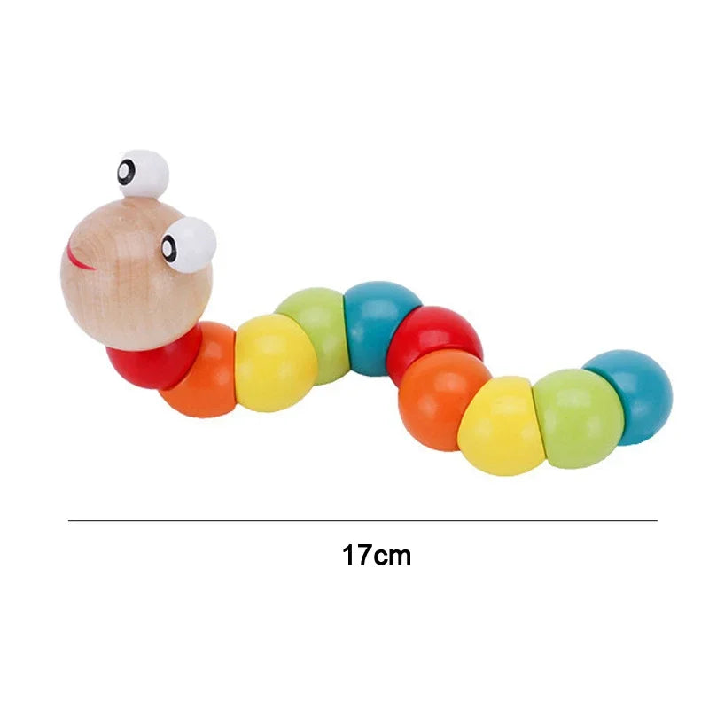 Baby Educational Toy Montessori Wooden D Toys Childhood Learning Kids Baby Colorful Wooden Blocks For Children Christmas Gift