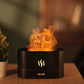 Flame Aroma Diffuser Humidifier – LED Ultrasonic Essential Oil Mist Lamp