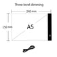 LED Tracing Drawing Board – Adjustable Light Copy Pad for Kids Art & Learning