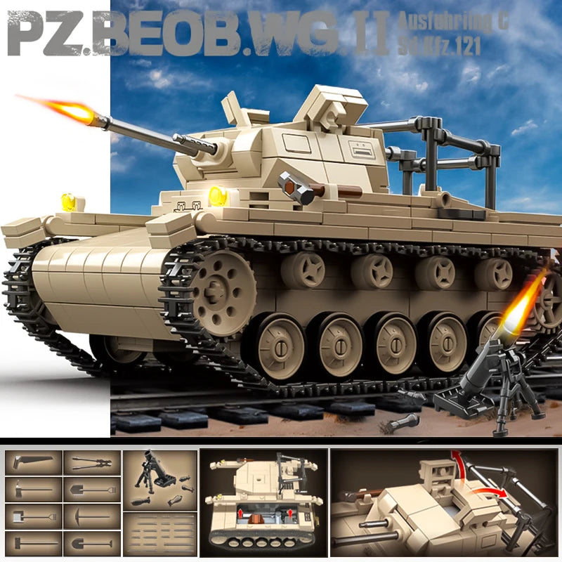 Ww Military Classic Model Tiger Leopard Kv- Kv- Is- Heavy Tank Collection Model Building Blocks Bricks