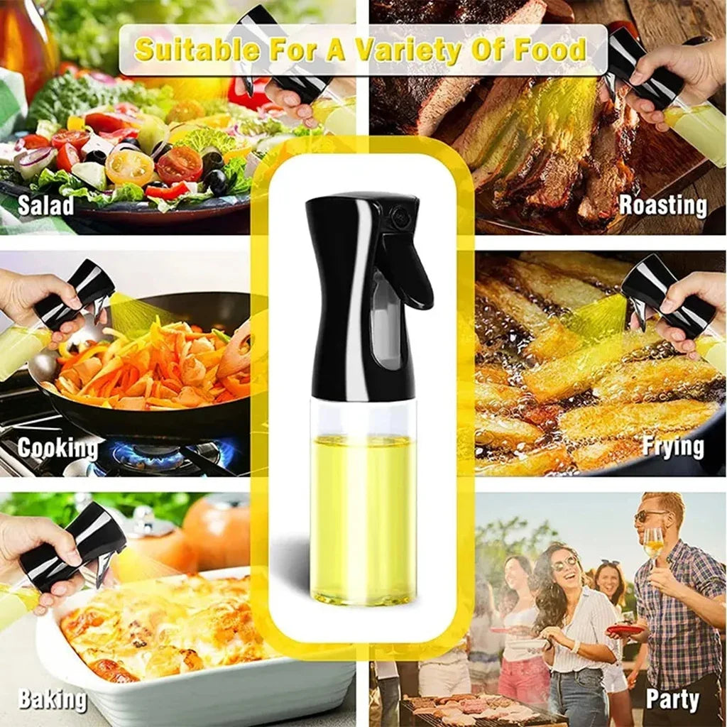 PCS ml Oil Sprayer Bottle PC Kitchen Cooking Oil Dispenser Fitness Fat Loss Camping BBQ Vinegar Sauce Sprayer Bottle